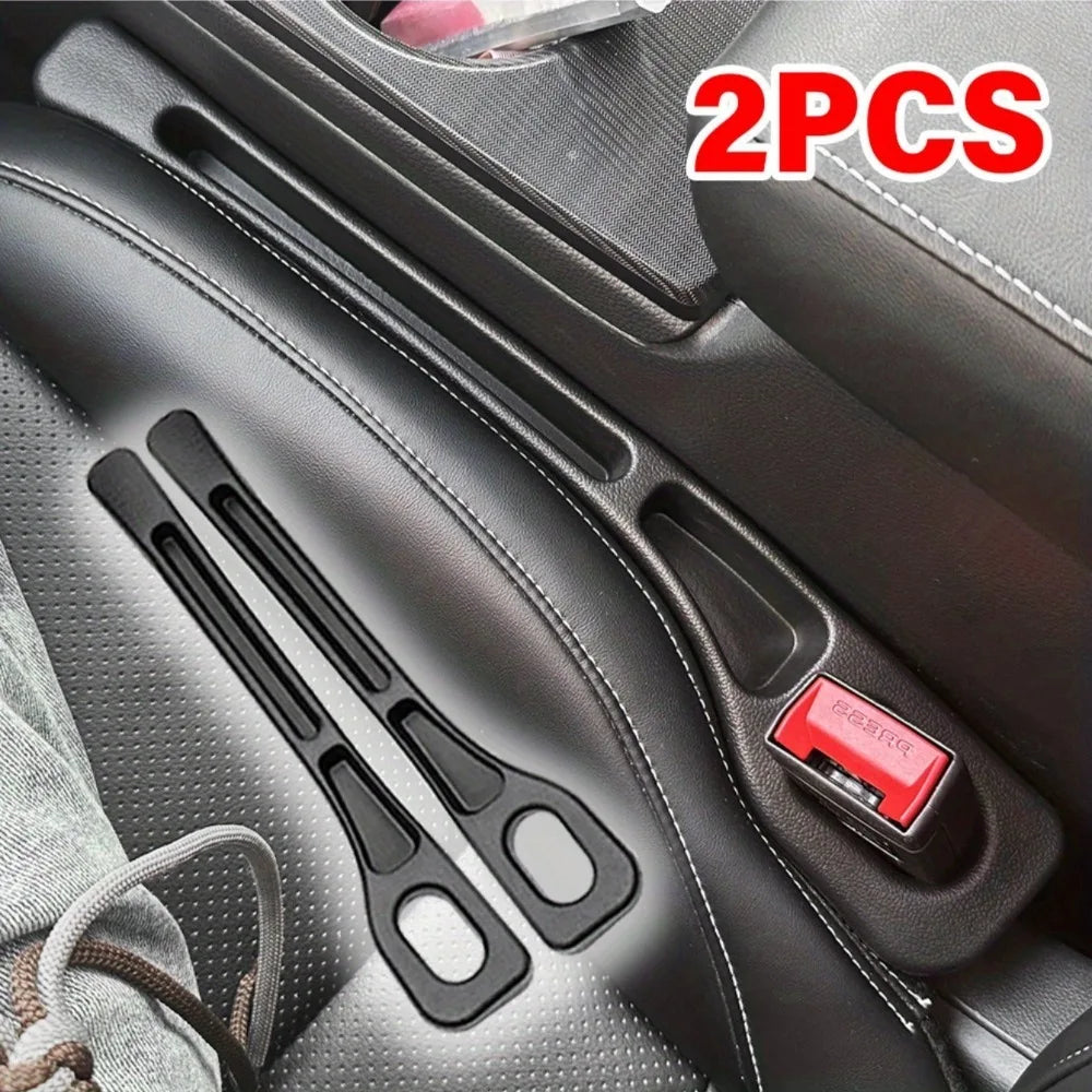GapGuard Car Seat Organizer (2-Pack Seat Gap Filler & Storage Pocket)