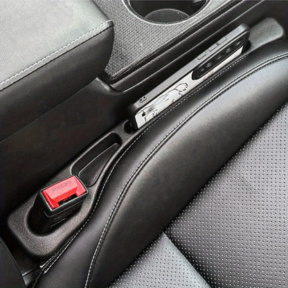 GapGuard Car Seat Organizer (2-Pack Seat Gap Filler & Storage Pocket)