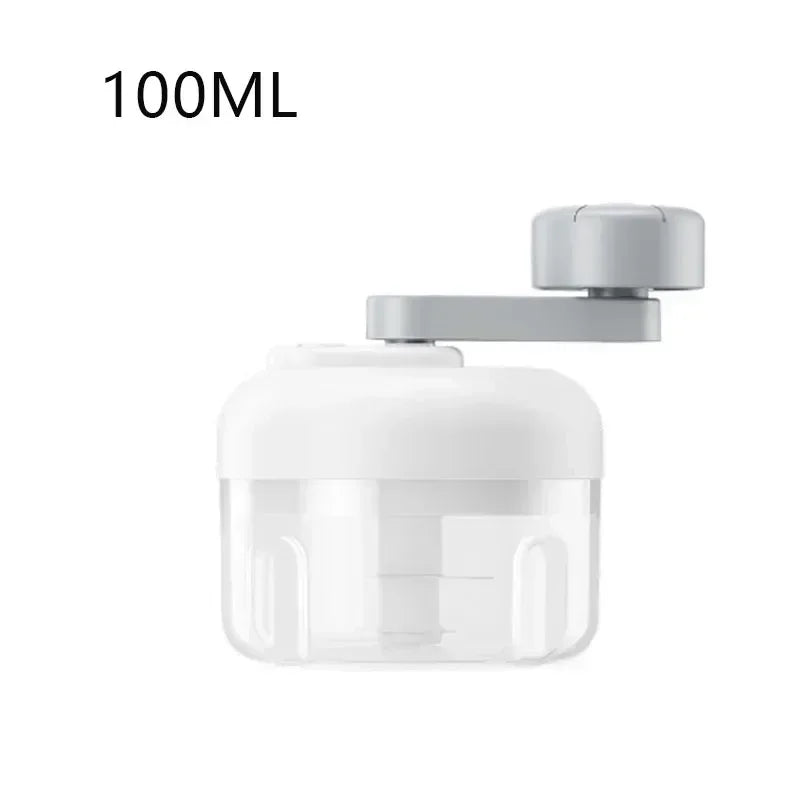 Compact Hand-Crank Food Chopper